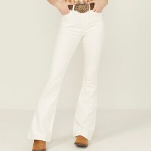 Rockin‎ C jeans Corduroy size 29 cowgirl Women's White super Flare Jeans